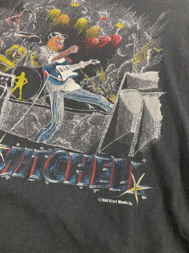 Vintage Kim Mitchell Shakin Like a Human Being T-Shirt Medium Music Tee 1986 80s
