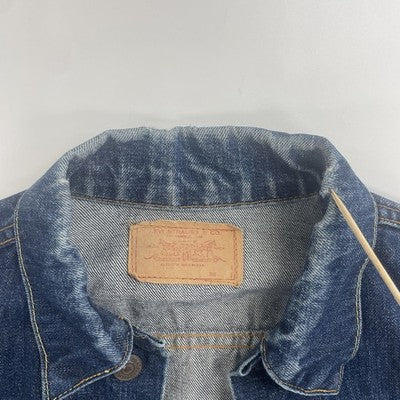 Vintage Levi's Big E Type 3 Denim Trucker Jacket Size Small Made USA