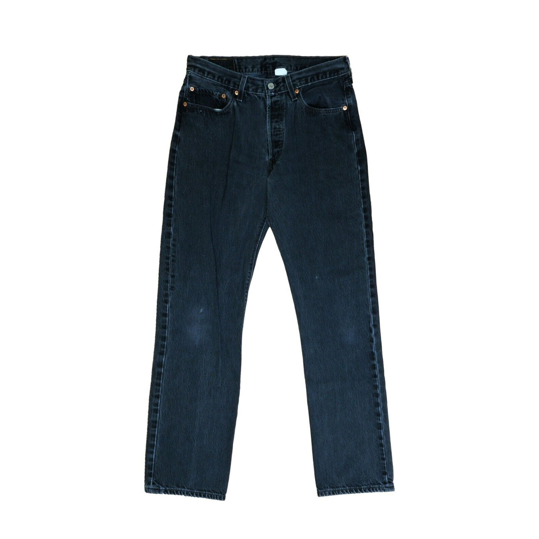 Vintage Levi Strauss & Co 501 Button Fly Denim Jeans Pants Size 34W X 32L Black