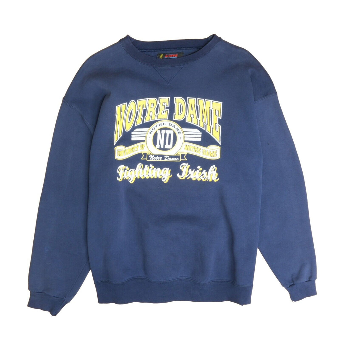 Vintage Notre Dame Fighting Irish Sweatshirt Crewneck Size XL NCAA