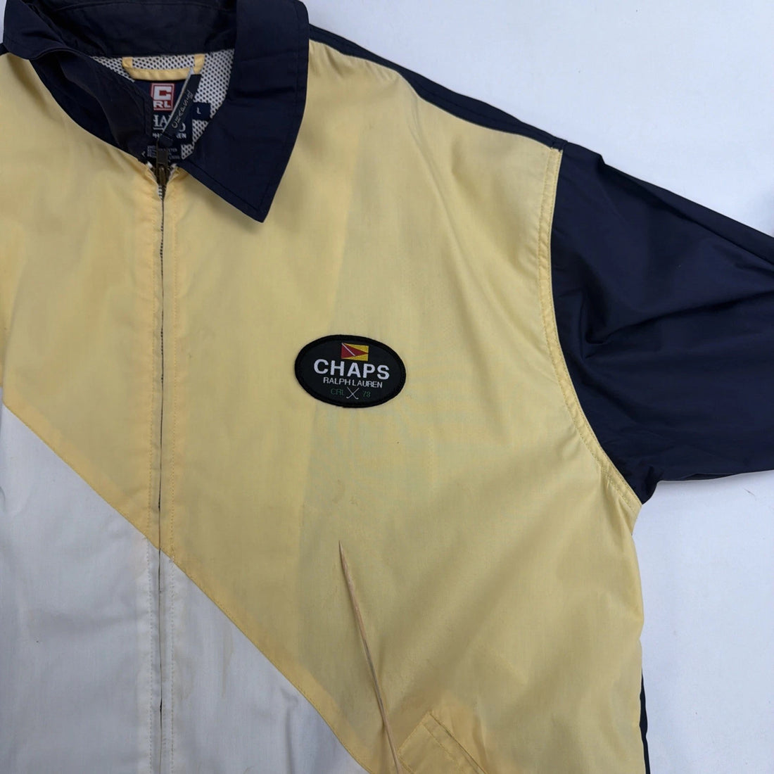 Vintage Chaps Ralph Lauren Windbreaker Light Jacket Size Large