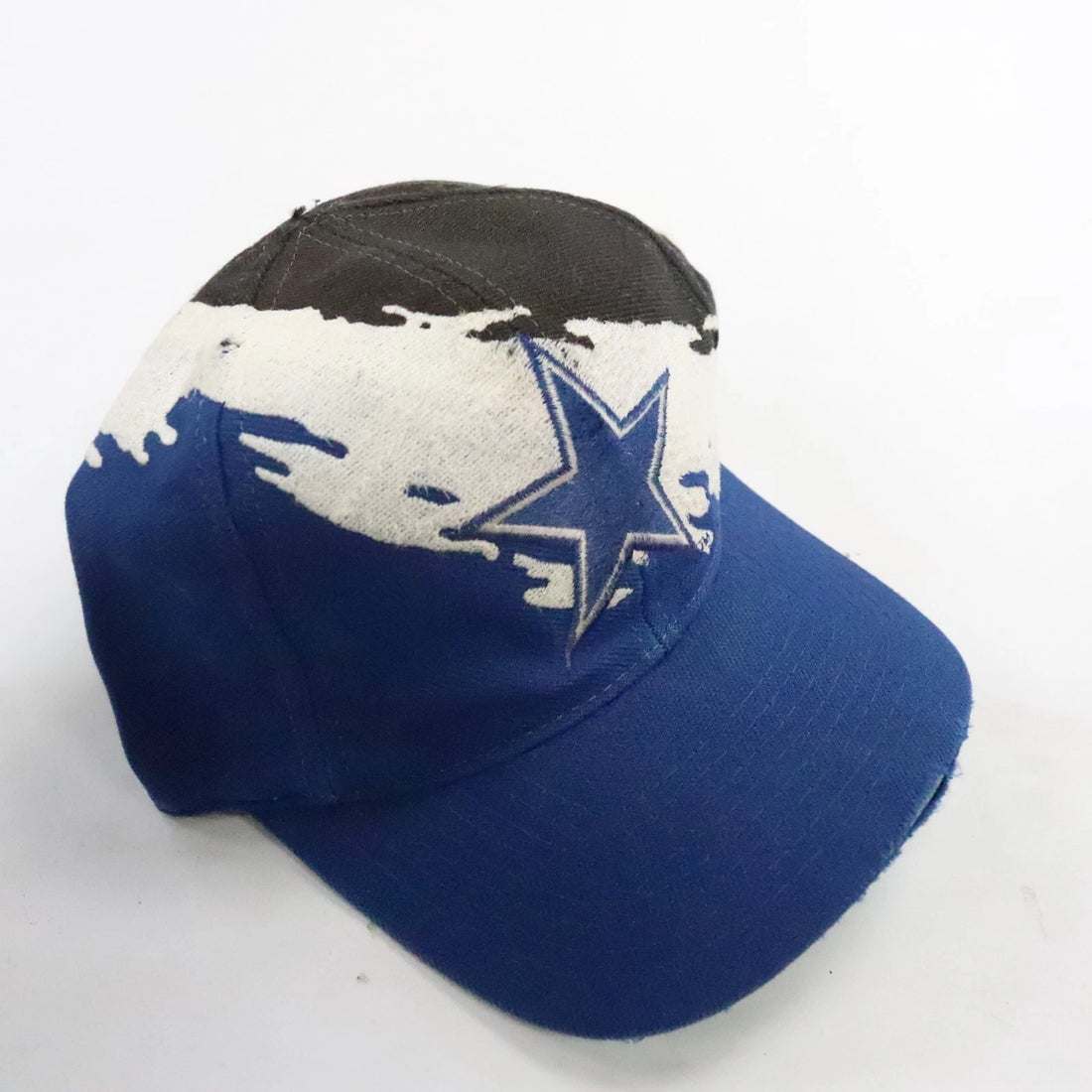 Vintage Dallas Cowboys Wool Logo Athletic Splash Snapback Hat Cap OSFA NFL