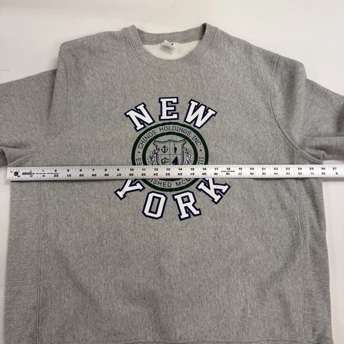 J.Crew New York Crest Crewneck Sweatshirt Size 2XL