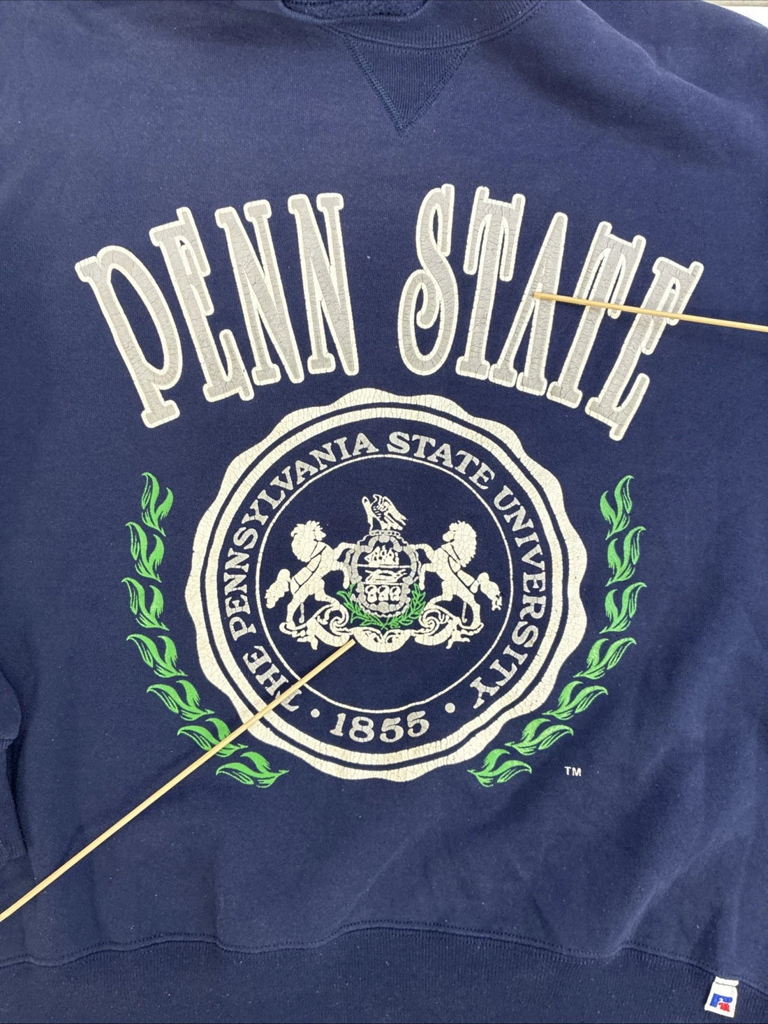 Vintage Penn State Nittany Lions Russell Athletic Crewneck Sweatshirt XL NCAA