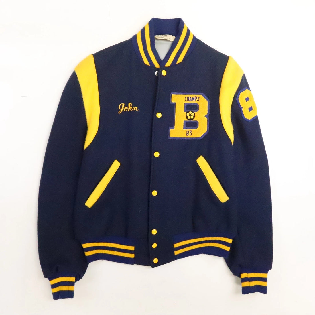 Vintage Barrington Soccer Wool Varsity Letterman Jacket Large