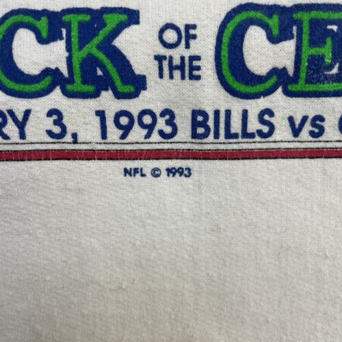 Vintage Buffalo Bills Comeback Of The Century Sweatshirt XL 1993 90s NFL