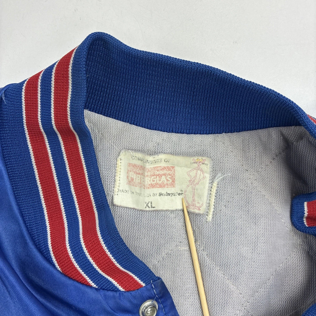 Vintage New England Patriots Satin Bomber Jacket Size XL NFL