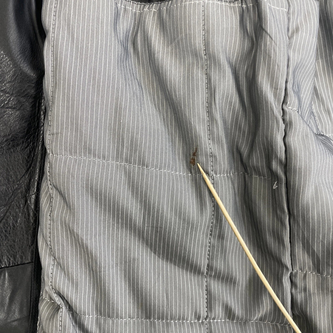 Danier Leather Coat Jacket Size Medium Black