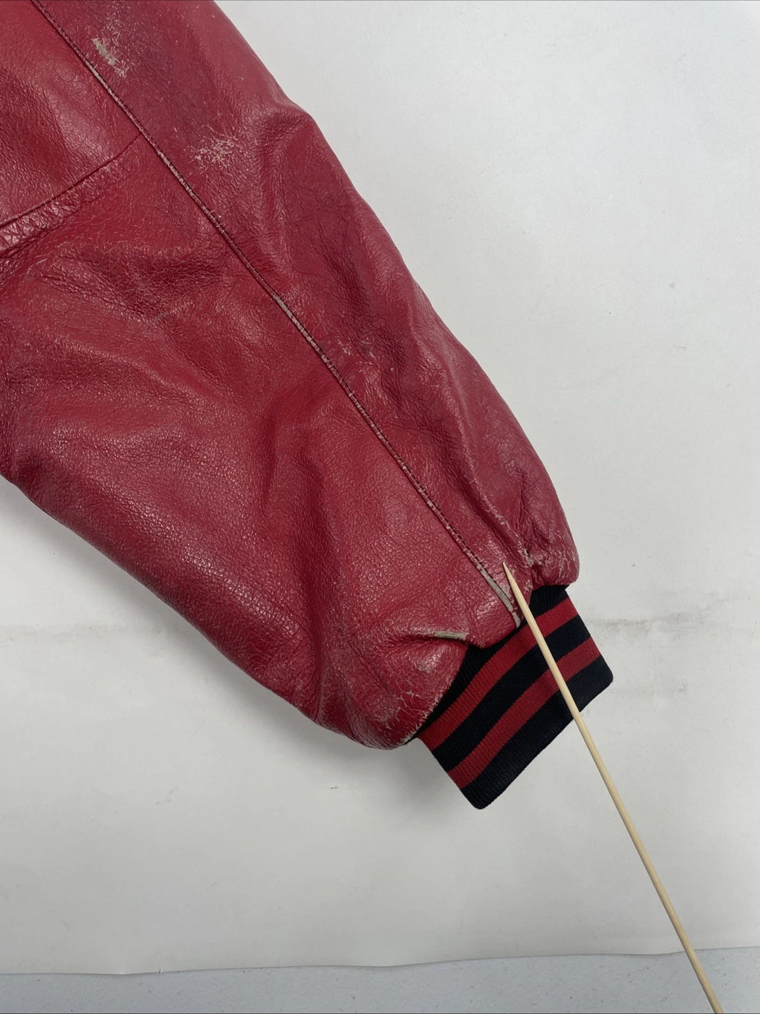 Ottawa Senators Pro Player Leather Wool Varsity Jacket Size Large