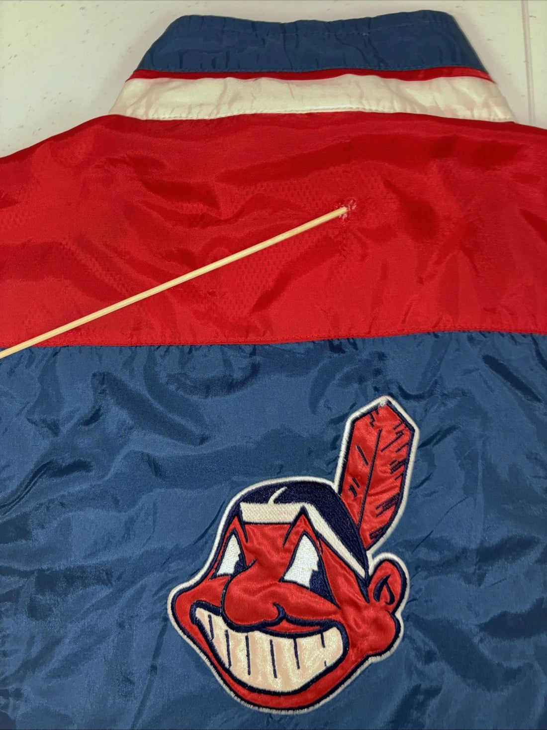Vintage Cleveland Indians Starter Windbreaker Light Jacket Size XL