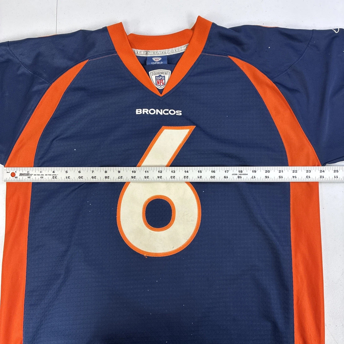 Vintage Denver Broncos Jay Cutler Reebok Jersey Size Large Stitched NFL