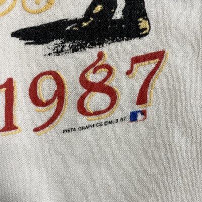 Vintage Minnesota Twins World Series Champions Sweatshirt Large 1987 80s MLB