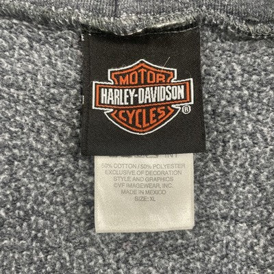 Harley Davidson Motorcycles Full Zip Sweatshirt Hoodie Size XL