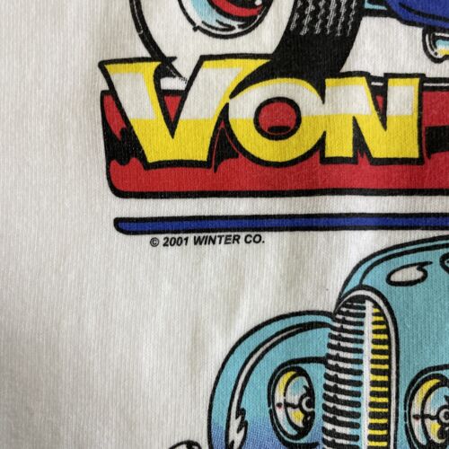 Vintage Back To The 50s Car Automobile T-Shirt Size 2XL 2001