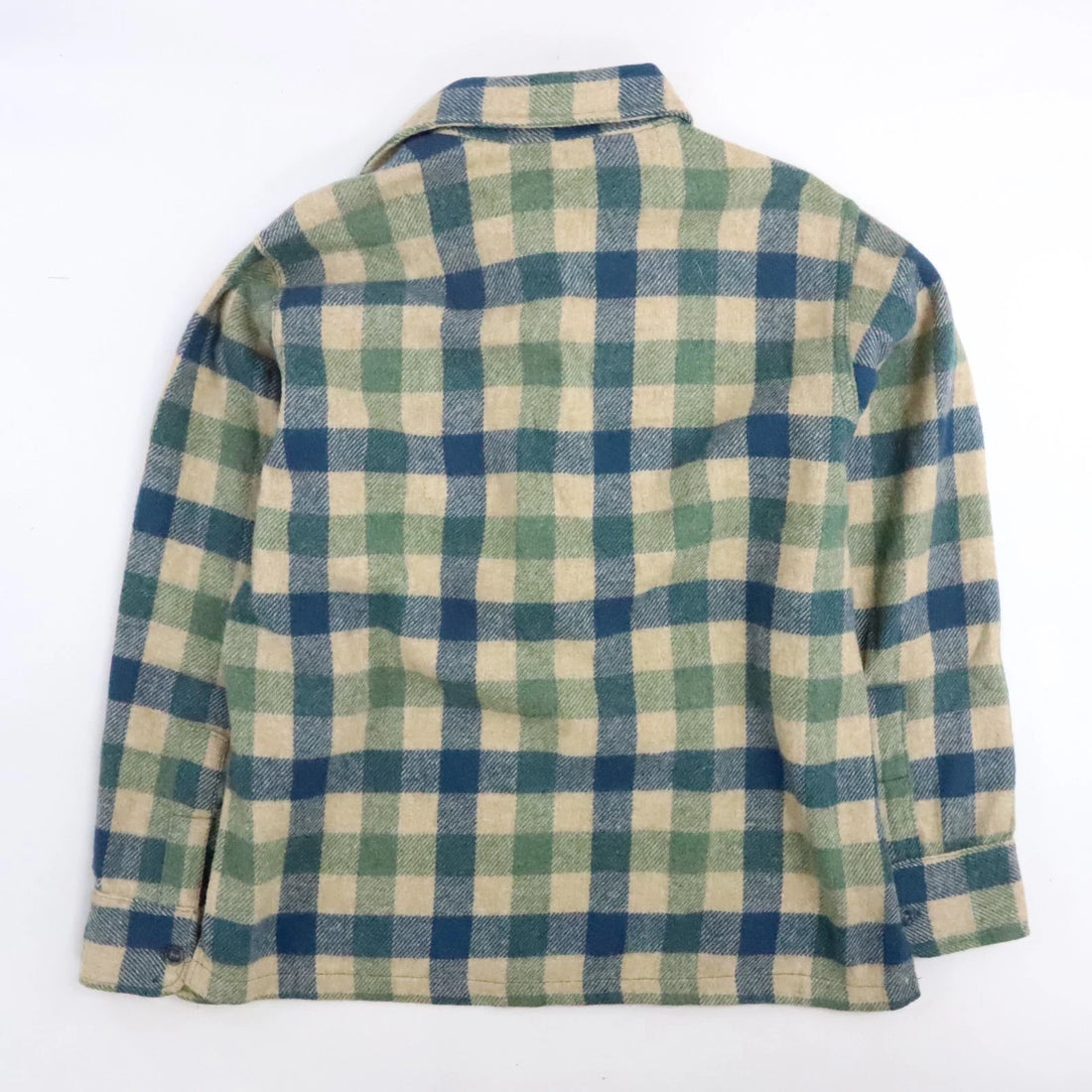 Vintage Woolrich Wool Pullover Shirt Size Medium Plaid 80s 90s
