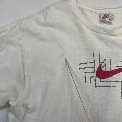 Vintage Nike Swoosh T-Shirt Size Large Double Sided