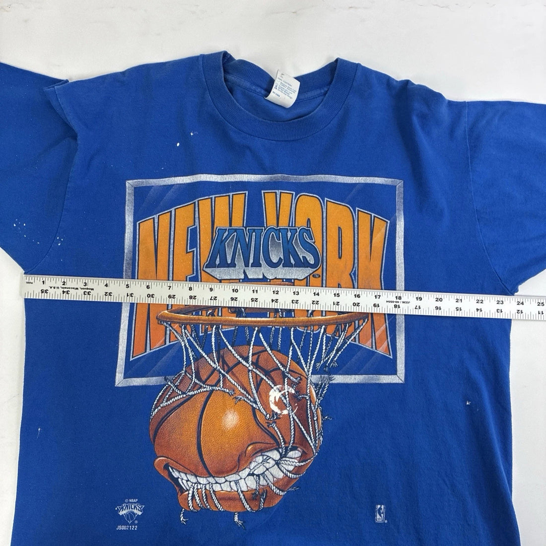New York Knicks Backboard T-Shirt Size XL NBA 90s