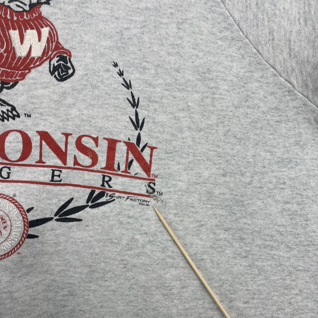 Vintage Wisconsin Badgers Crewneck Sweatshirt Size XL 90s NCAA