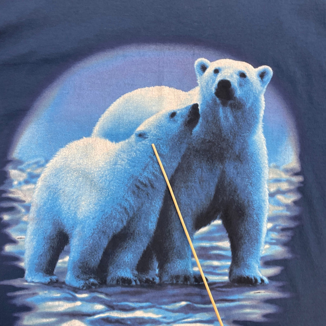 Vintage Polar Bear Long Sleeve T-Shirt Size XL Nature
