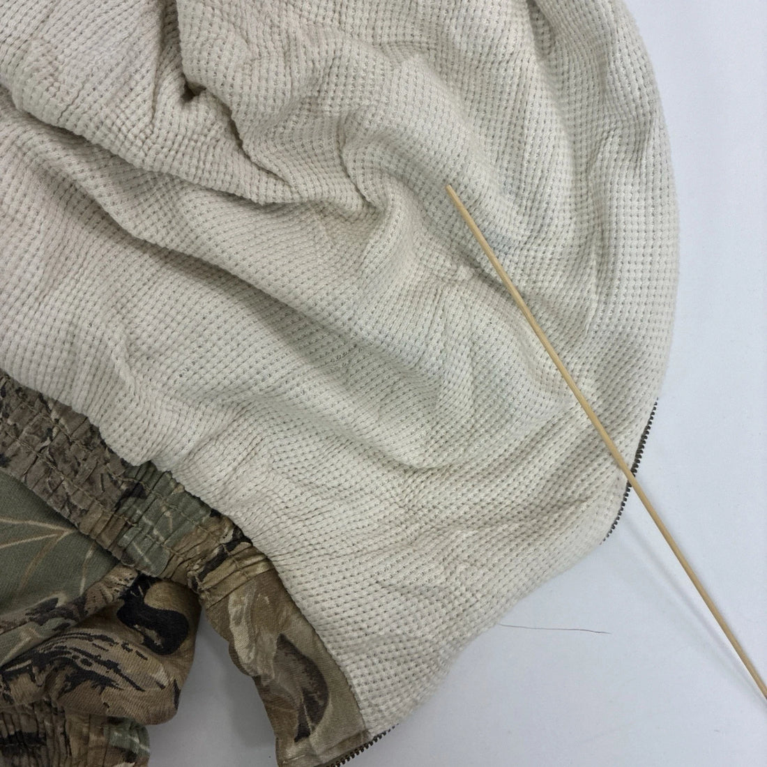 Tree Camo Thermal Lined Sweatshirt Hoodie Size XL