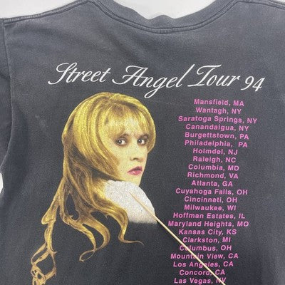 Vintage Stevie Nicks Street Angel Tour T-Shirt Size Large 90s