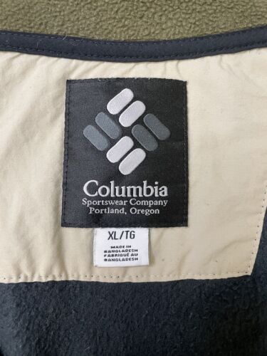 Vintage Columbia Full Zip Fleece Jacket Size XL Green