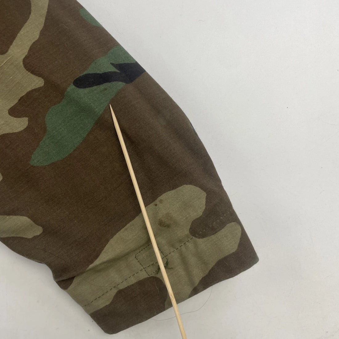 Vintage Military Army Cold Weather Camo Field Coat Jacket Size Medium