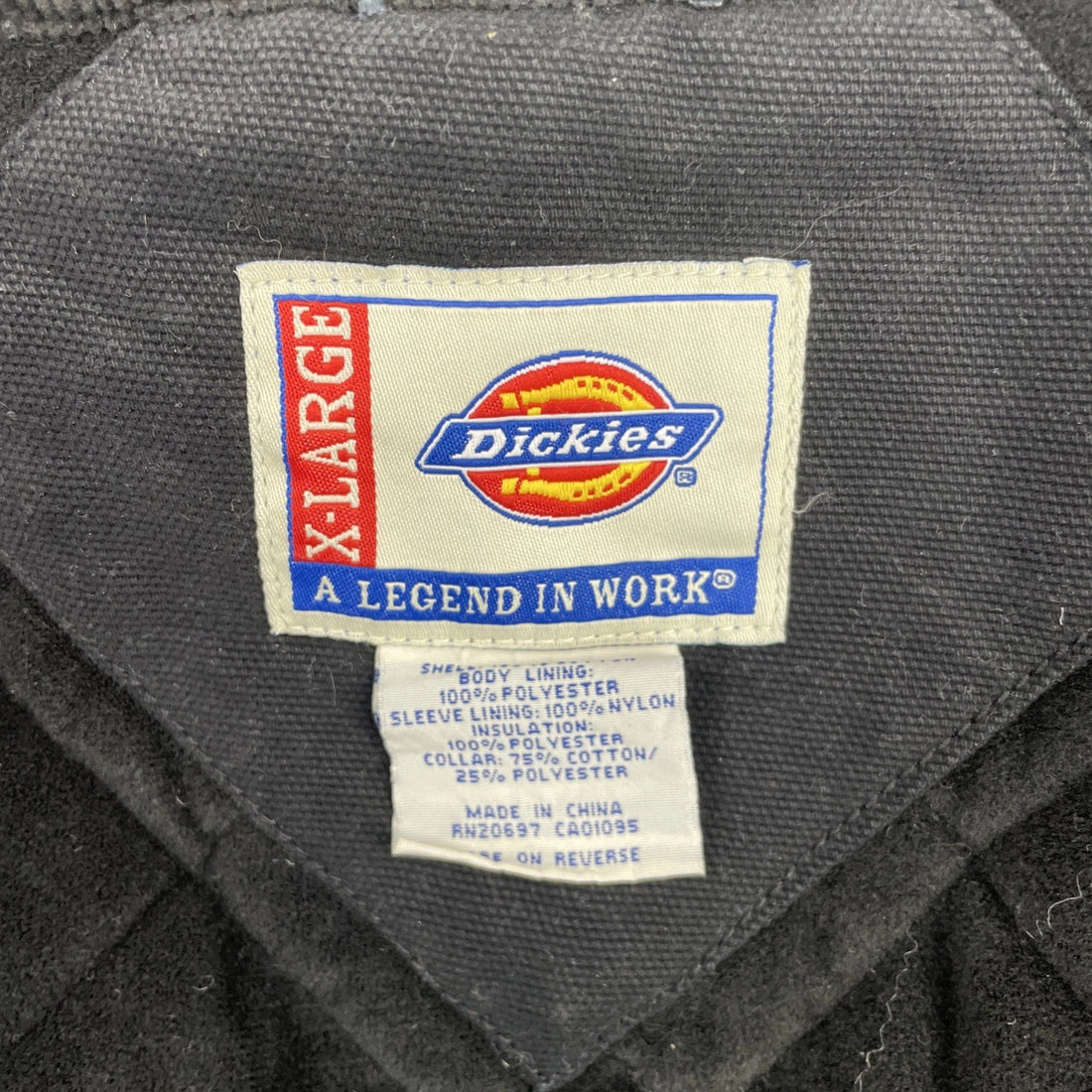 DIckies Work Jacket Size XL Black