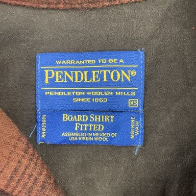 Pendleton Wool Board Button Up Shirt Size XS
