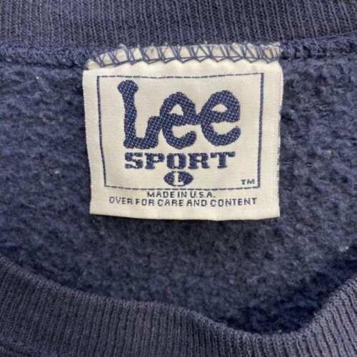 Vintage Illinois Fighting Illini Lee Sport Crewneck Sweatshirt Large 90s NCAA