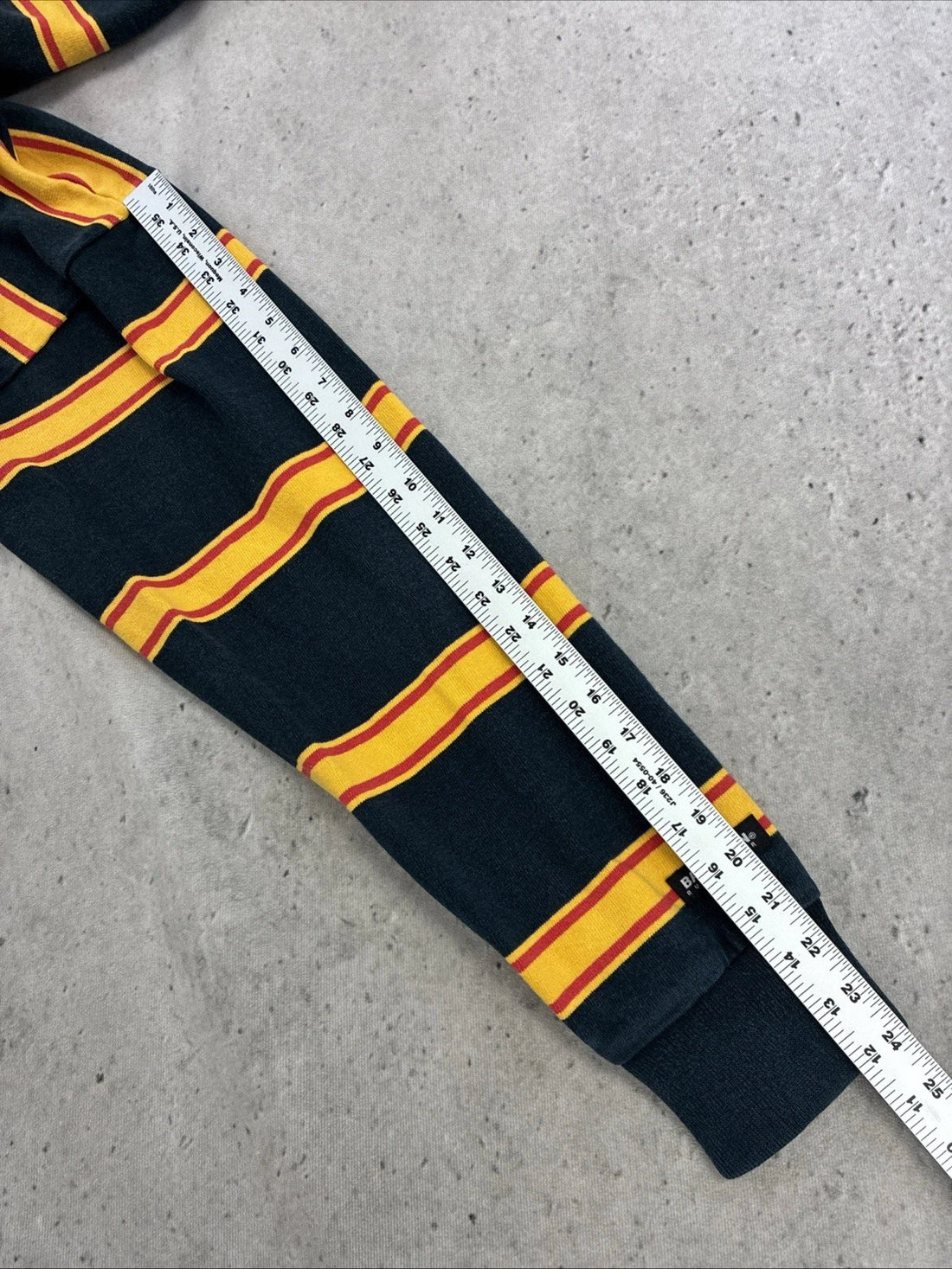 Vintage University Of Guelph Barbarian Hooded Rugby Shirt Size Medium