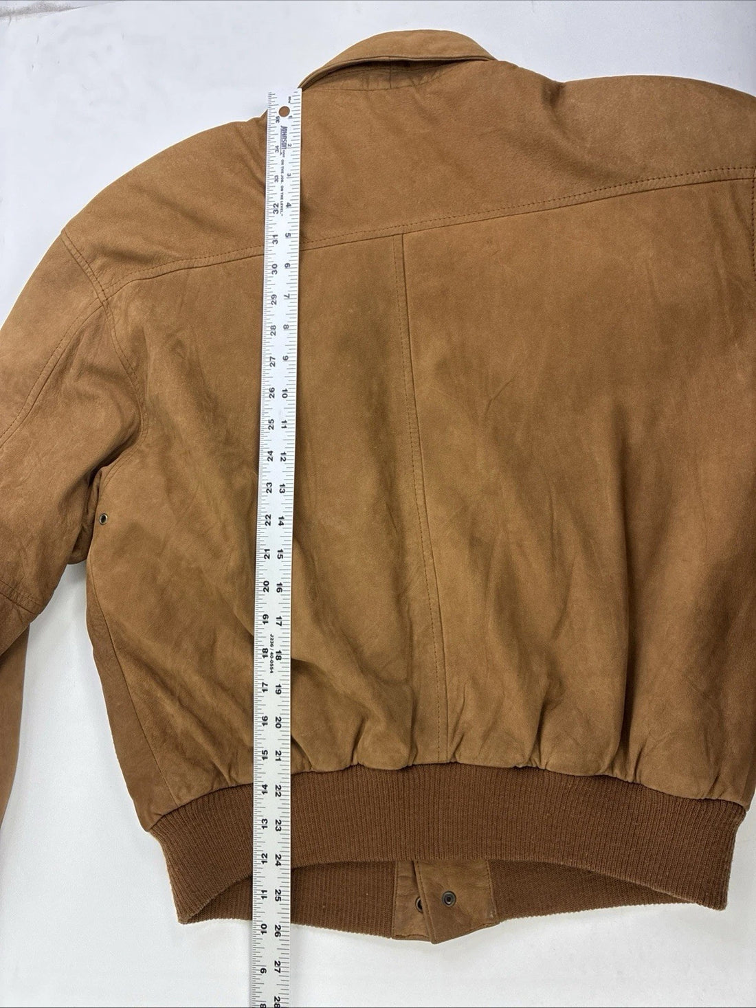 Leather Bomber Jacket Size Medium