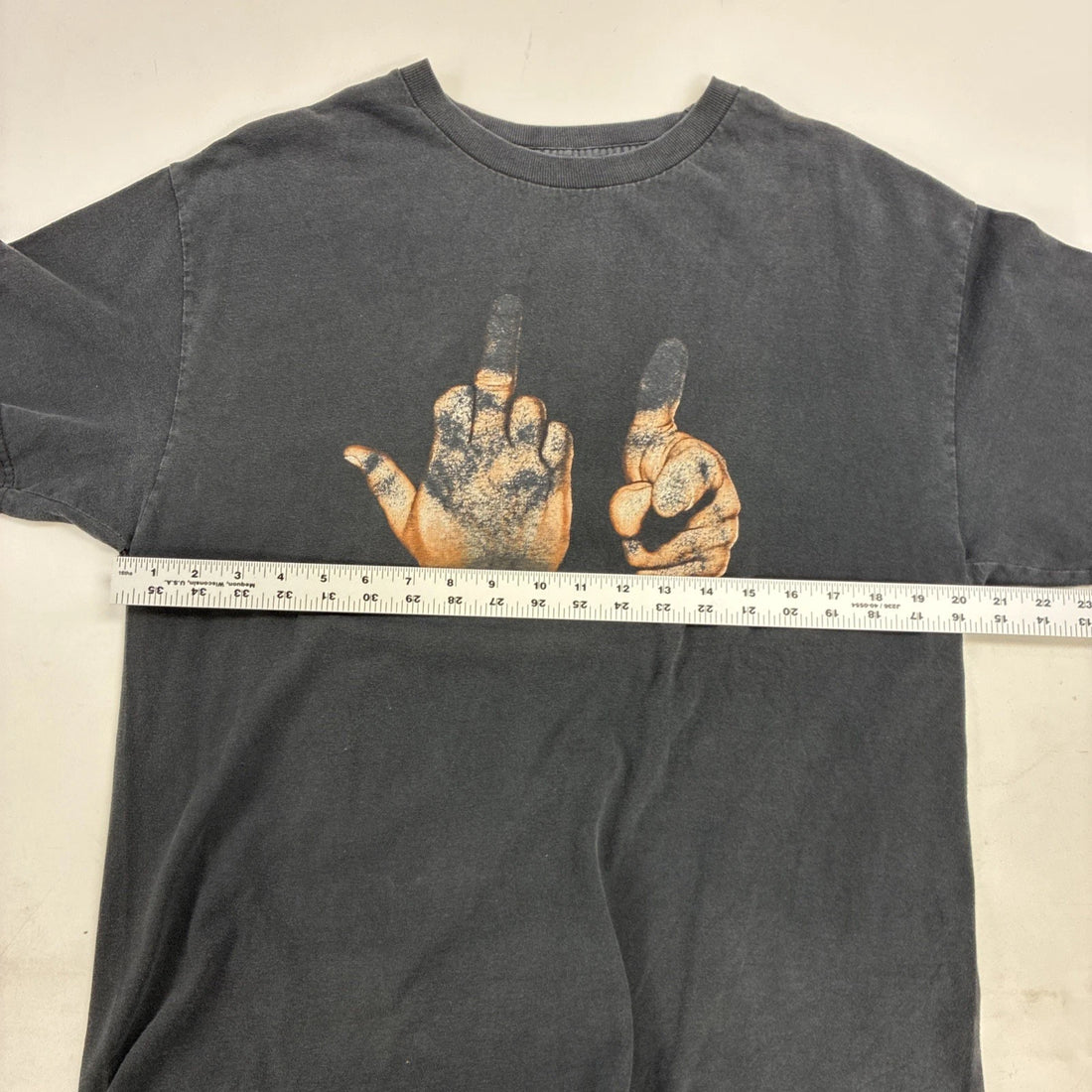 Middle Finger F*ck You T-Shirt Size Large