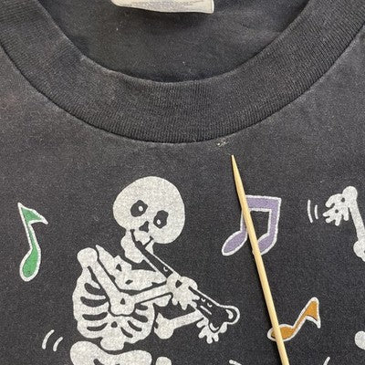 Vintage Skeleton Crew T-Shirt Size XL All Over Print 90s