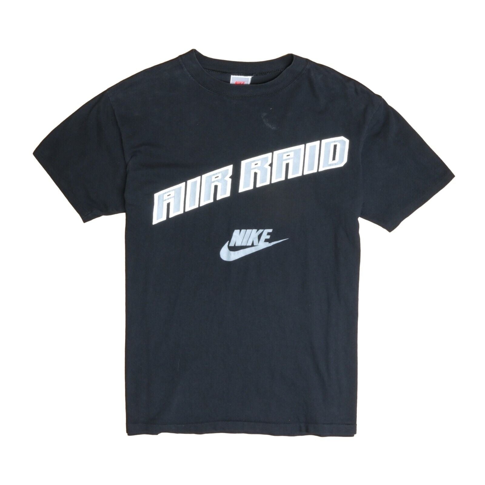 Vintage Nike Air Raid T Shirt Size Small Black 80s 90s Throwback