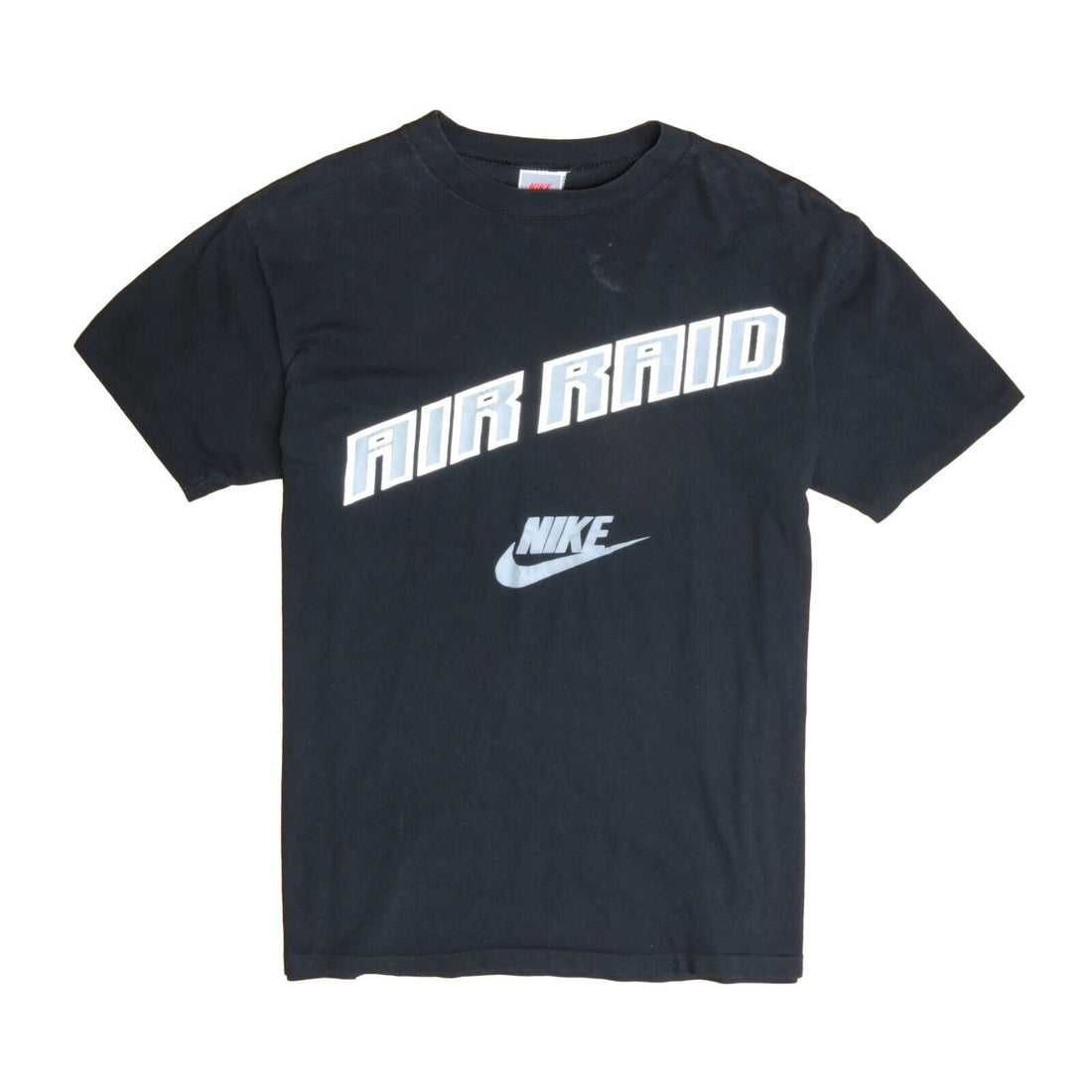 Vintage Nike Air Raid T-Shirt Size Small Black 80s 90s