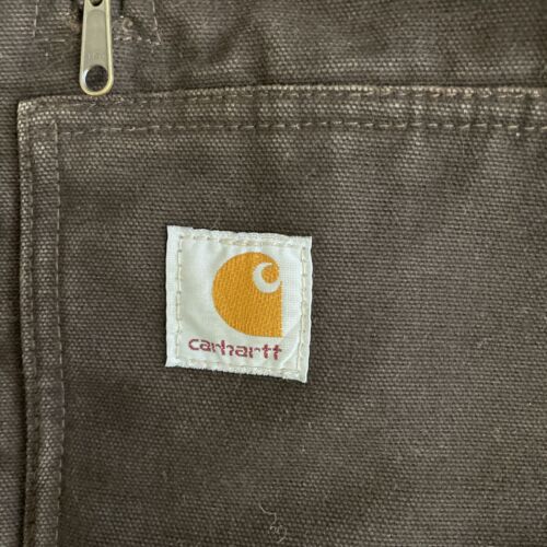 Carhartt Canvas Work Jacket Womens Size XS Brown