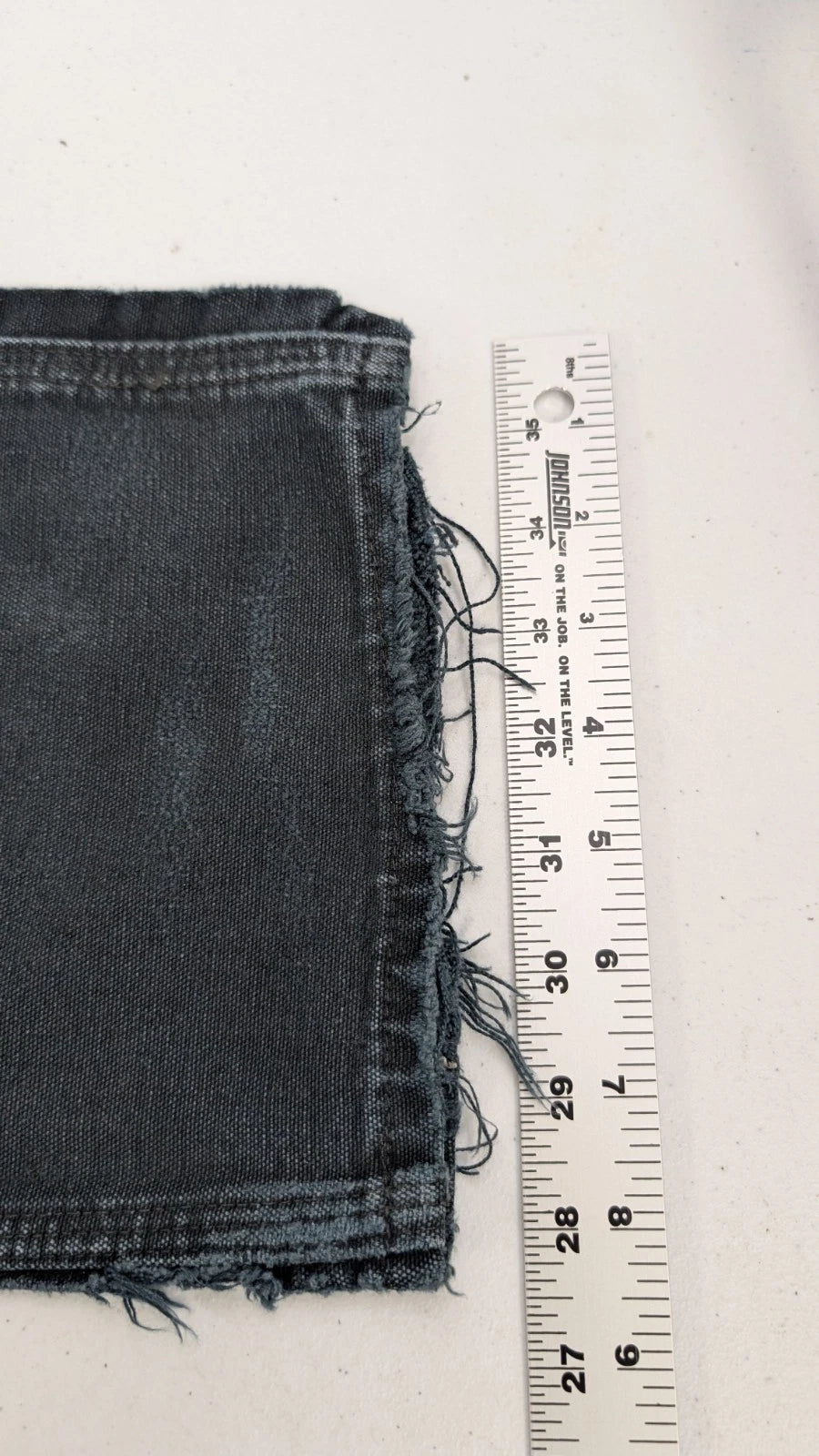 Carhartt Canvas Carpenter Double Knee Work Pants 32 X 30 Distressed B01 BLK