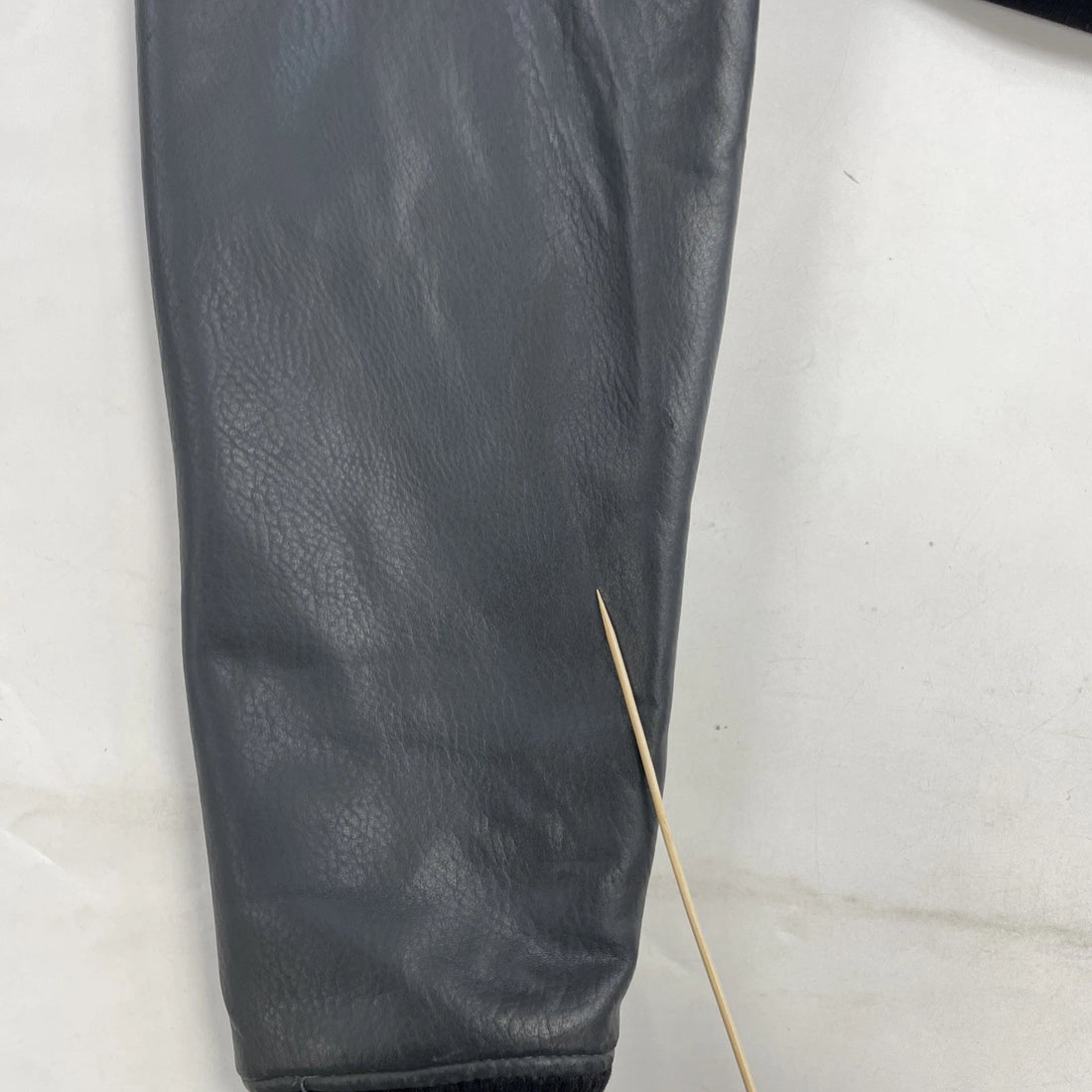 Chaps Ralph Lauren Leather Wool Varsity Jacket Size Medium