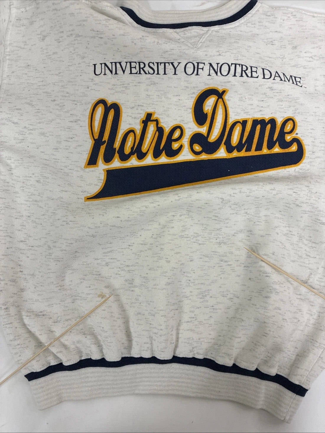 Vintage Notre Dame Fighting Irish Crewneck Sweatshirt Size XL 90s NCAA