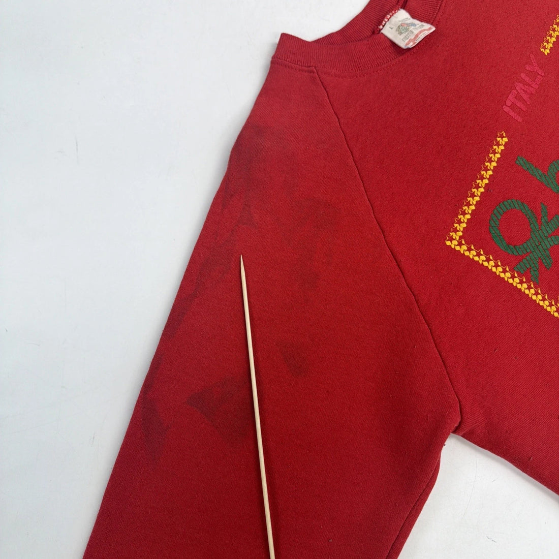 Vintage Benetton Italy Crewneck Sweatshirt Size Large