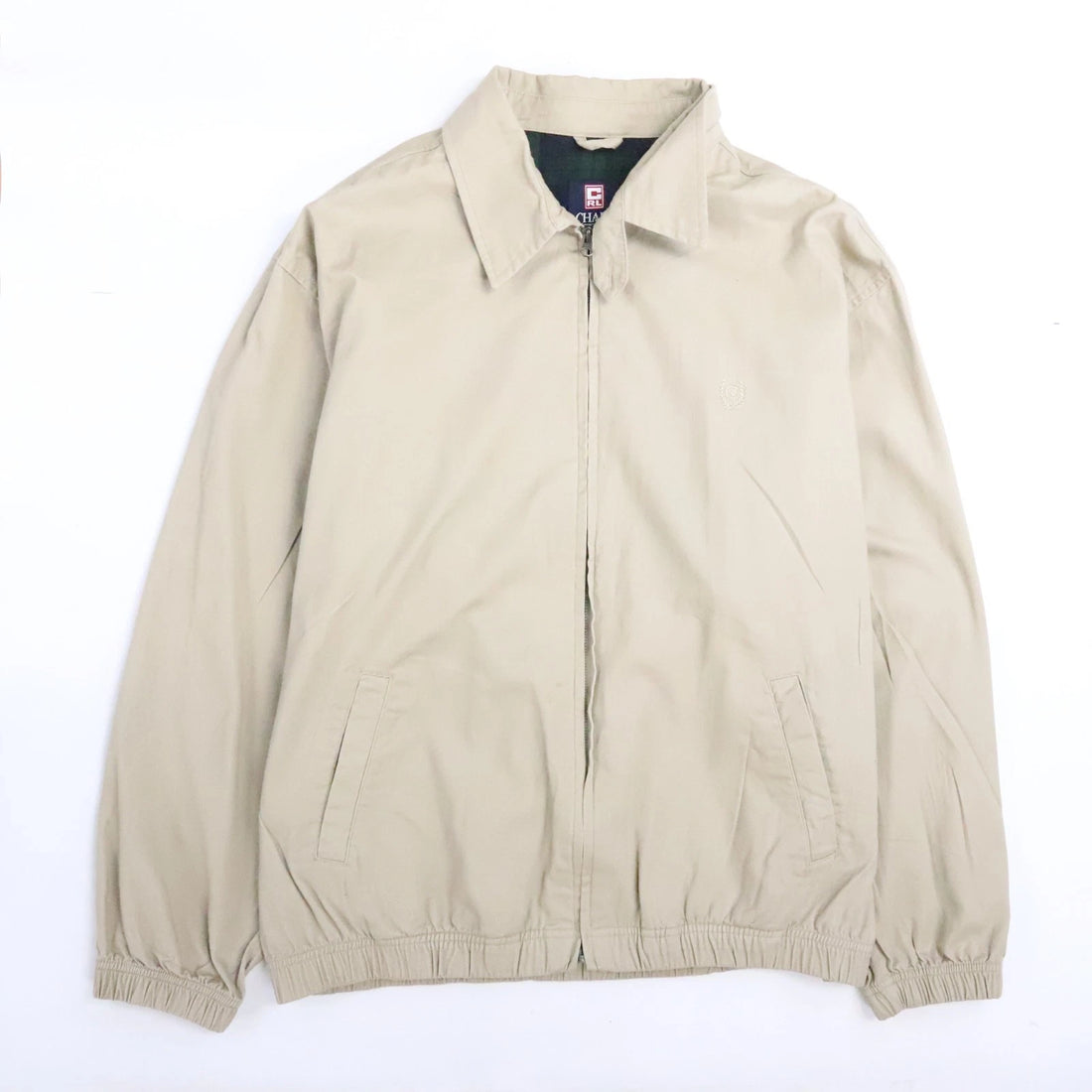 Vintage Chaps Ralph Lauren Harrington Jacket Size Large Plaid Lined