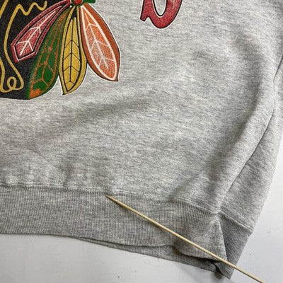Vintage Chicago Blackhawks Sweatshirt Crewneck Size XL 90s NHL