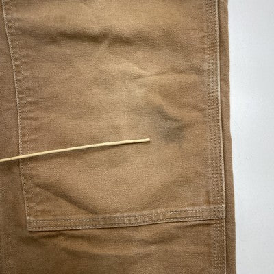 Carhartt Canvas Carpenter Double Knee Work Pants Size 36 X 30 Brown