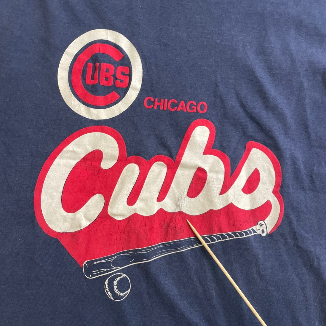 Vintage Chicago Cubs T-Shirt Size Medium 80s MLB