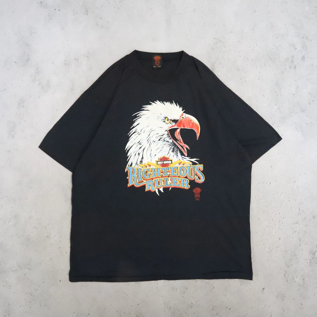 Harley Davidson Righteous Ruler Eagle T-Shirt Size XL Vintage