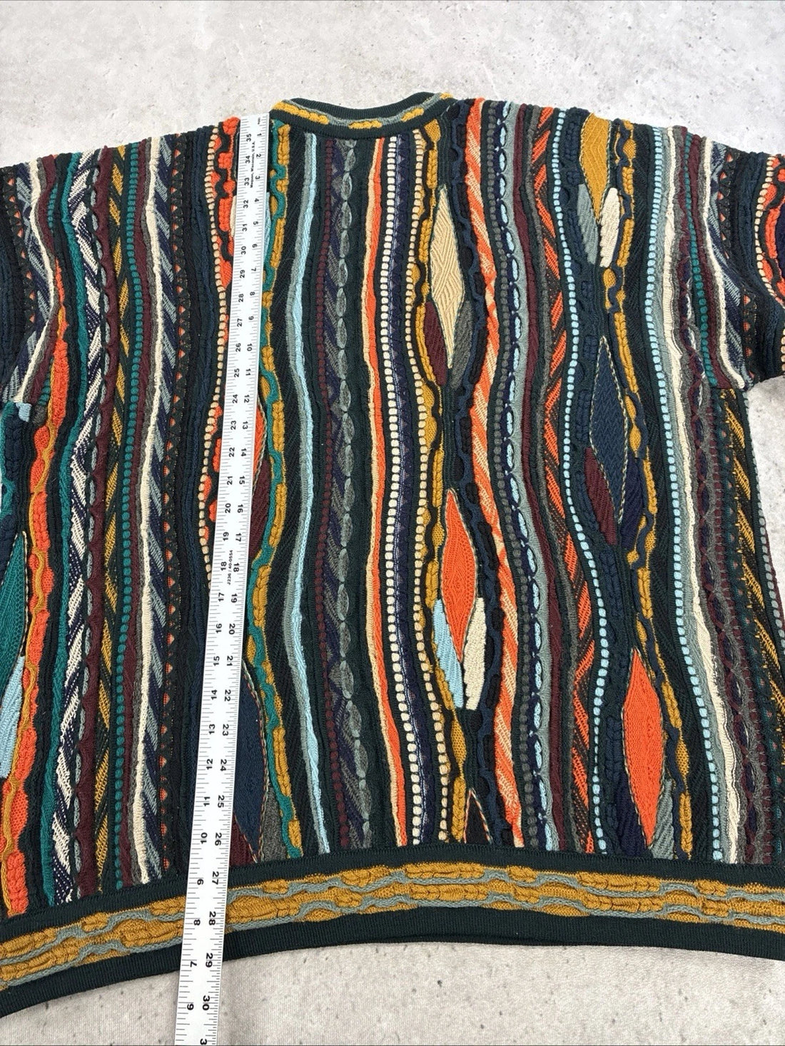 Vintage Coogi Australia 3D Knit Crewneck Sweater Size XL