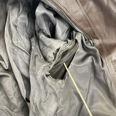 Vintage Willis Geiger US Navy G-1 Flight Leather Bomber Jacket Size 42 Brown