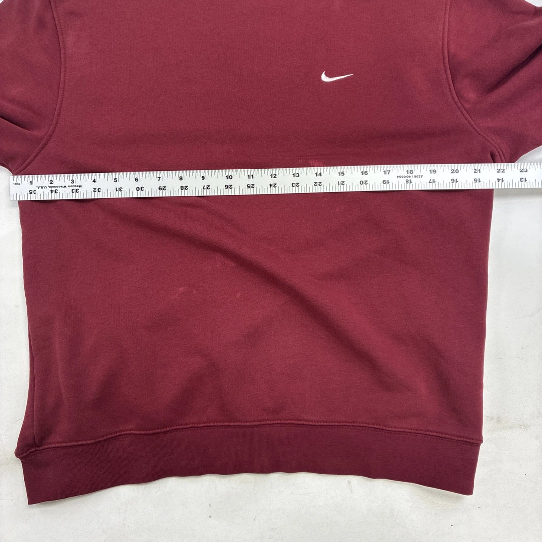 Vintage Nike Crewneck Sweatshirt Size Medium Red Embroidered Swoosh