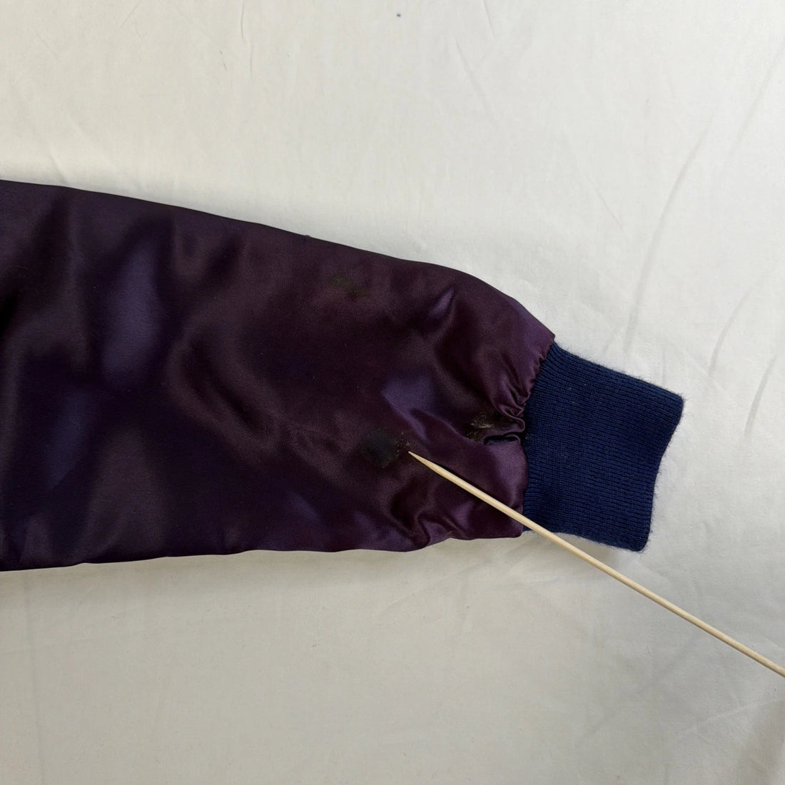 Vintage Mickey Mouse Fantasia Disney Satin Bomber Jacket Size Medium 80s